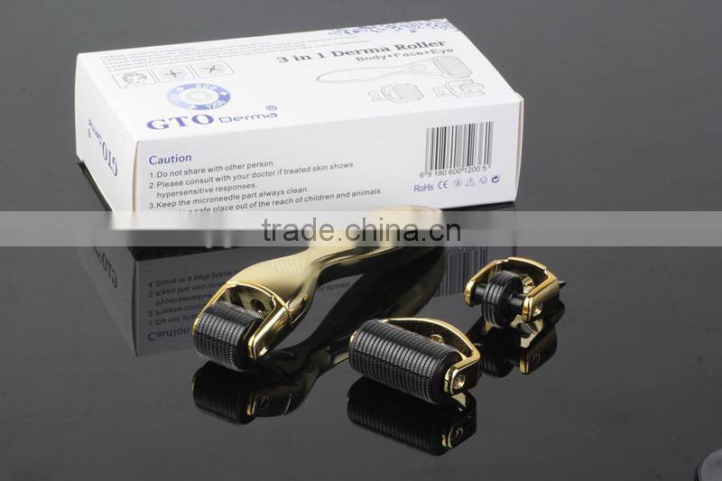 2015 newest 180/600/1200 pins microneedle skin roller