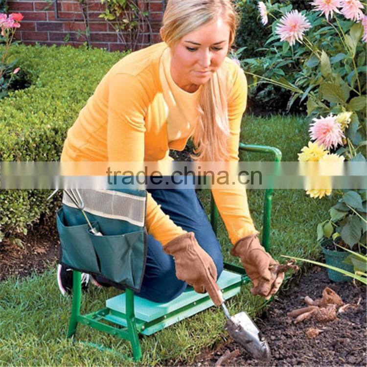 Hot Selling Convenient Garden Joy Portable Folding Foot Garden Kneeler Outdoor Garden Stool