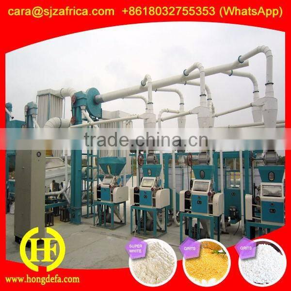 Full automatic corn mill maize milling machine price with advanced technology