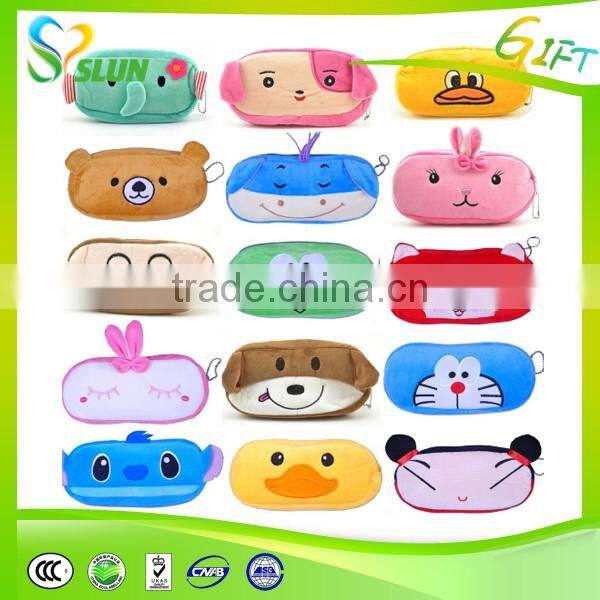 High quality new fashion Plush Pencil pouch Bags for high school girls boys