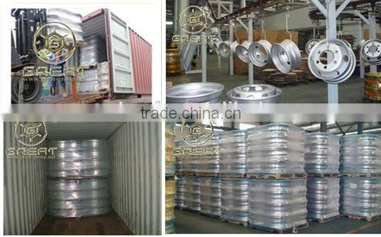 Wheel rim for 6.50-15 forklift rim