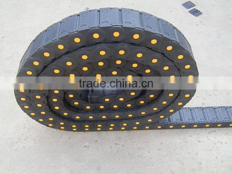 closed type flexible nylon cable carrier