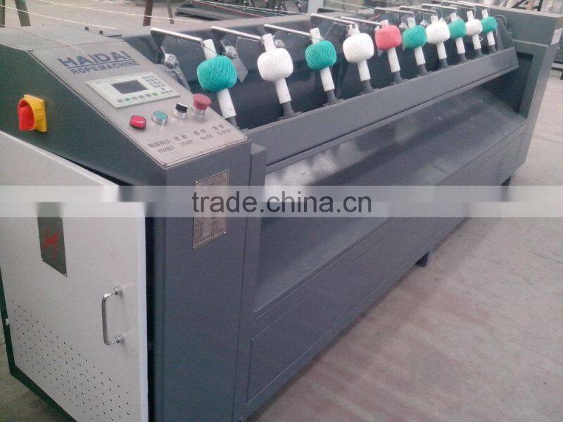 PLC Controled PP Rope Yarn Ball Winder Machine From Haidai Rope Machinery