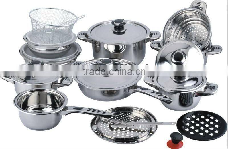 23pcs kitchen non-stick cookware sets