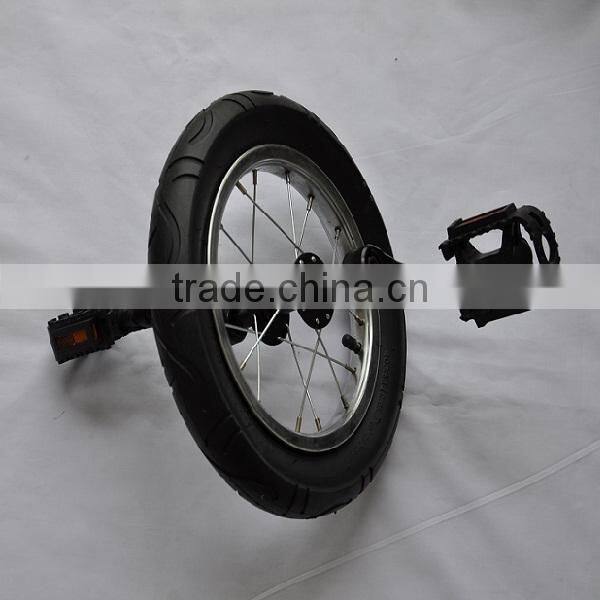12 inch unicycle solo wheel with cranks and pedals