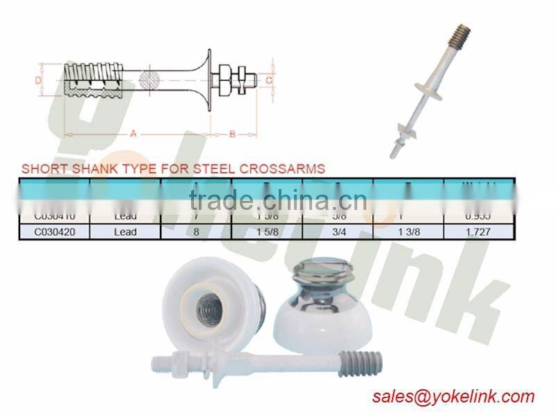 Hot dip galvanized Crossarm Pin/Spindle for insulator