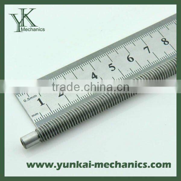 Precision stainless steel lead screw, electric water pump spare parts by cnc machining