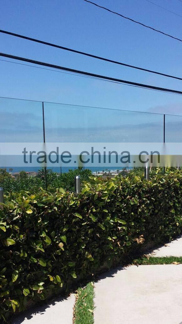 Widely used stainless steel glass clamp systems