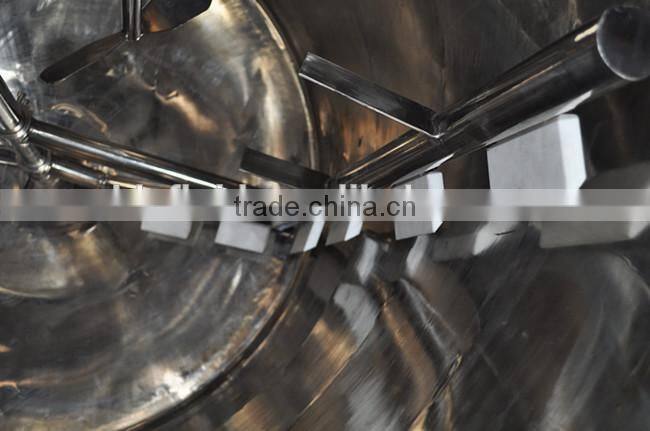 hot batch stainless steel milk pasteurizer