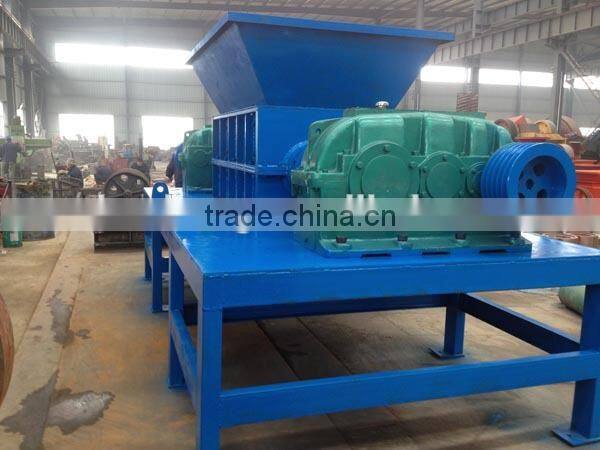 Model 600 double shaft shredder for watse tyre recycling
