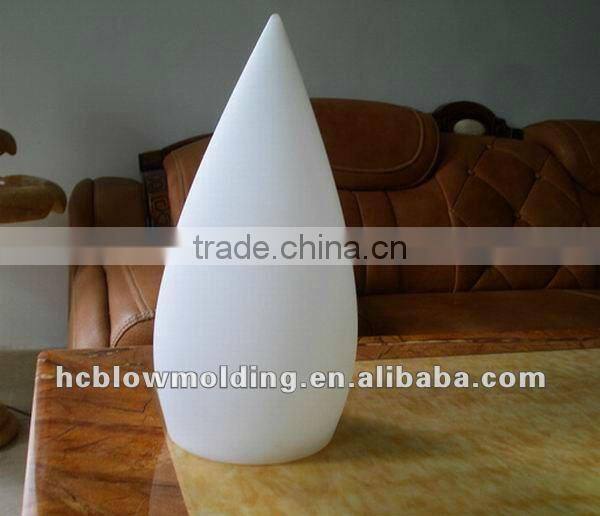 OEM Plastic PE Led Lampshade Round Plastic Lampshade Blow Molding