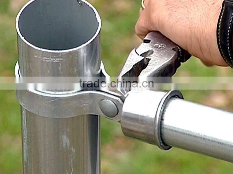 green color durability chain link fence for baseball fields