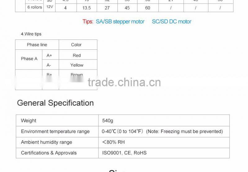KCS model 12v/24v mini peristaltic pump with DC motor