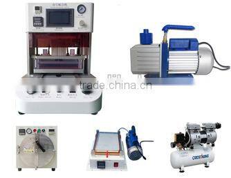 high precision vacuum oca lamination machine for Samsung s6 edge S7 front glass replace