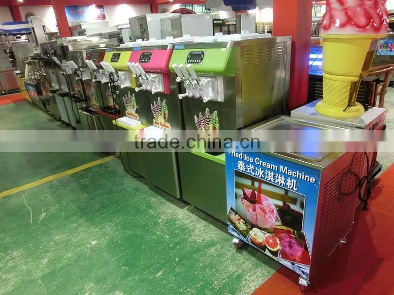 Factory supply fried ice cream machine,pan fried ice cream machine