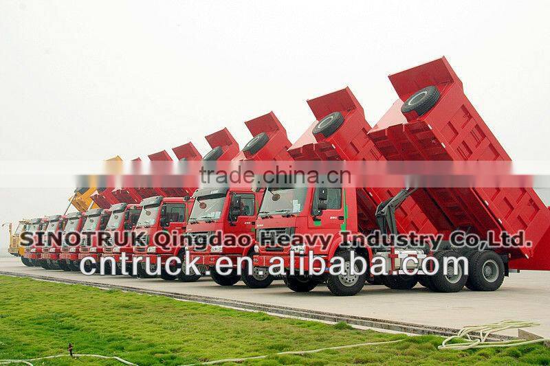 stable long guide oil lifting hoist for tipper / dump truck
