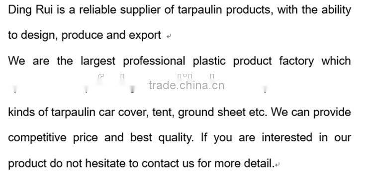 China hot sales raw material pe/pvc tarpaulin