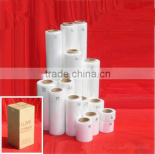 Clear Multicolor LLDPE Streth warp film/ packing film/ LLDPE streth film