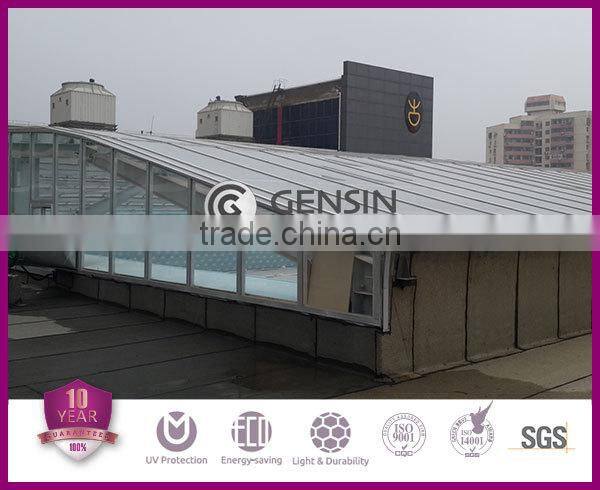 12-18mm 100% Leakage Proof Polycarbonate Sheet/Polycarbonate System for Curved Roof