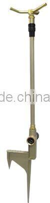 Brass 3-Arm Sprinkler With Aluminium Telescopic Pipe / Taiwan