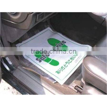 Disposable auto foot mat