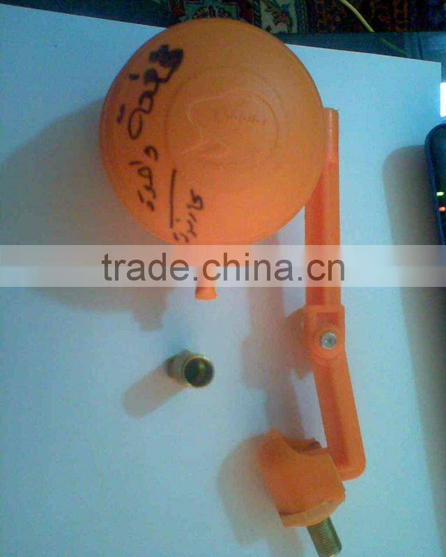 Plastic floating valve