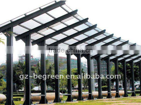 Guangzhou BEGREEN polycarbonate hollow sheet, sun sheet, constructive sheet