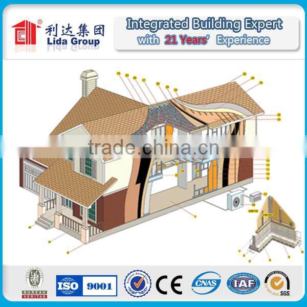 Quick installation luxury light steel structure villa