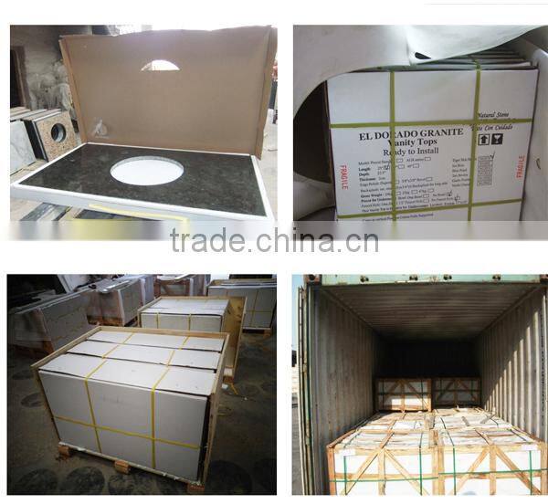 Prefab high quality absolutely black countertops