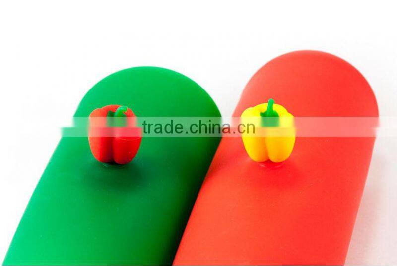 silicone lid for cover different size container&Plastic Storage Containers Silicone Lids&Silicone Food container Lid