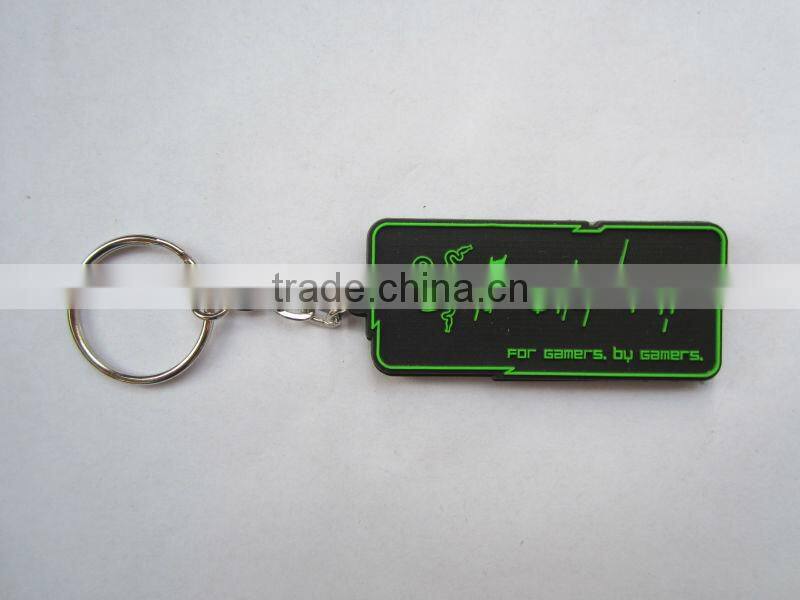 Custom pvc rubber keychain