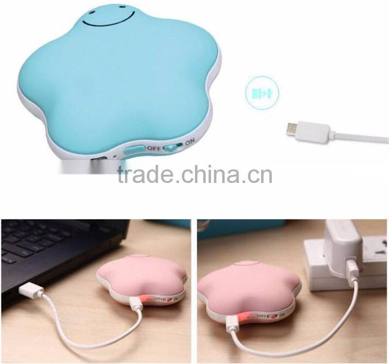 Shenzhen factory direct sales Lucky star charge hand warmer USB charging warm hand Dual purpose hand warmer