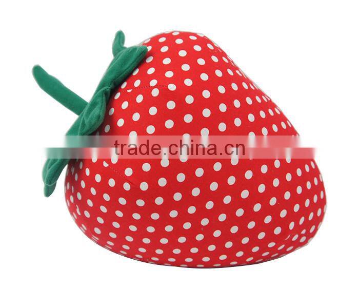 Store More Cute Design Cotton Strawberry Door Stopper with Sand Stuffed