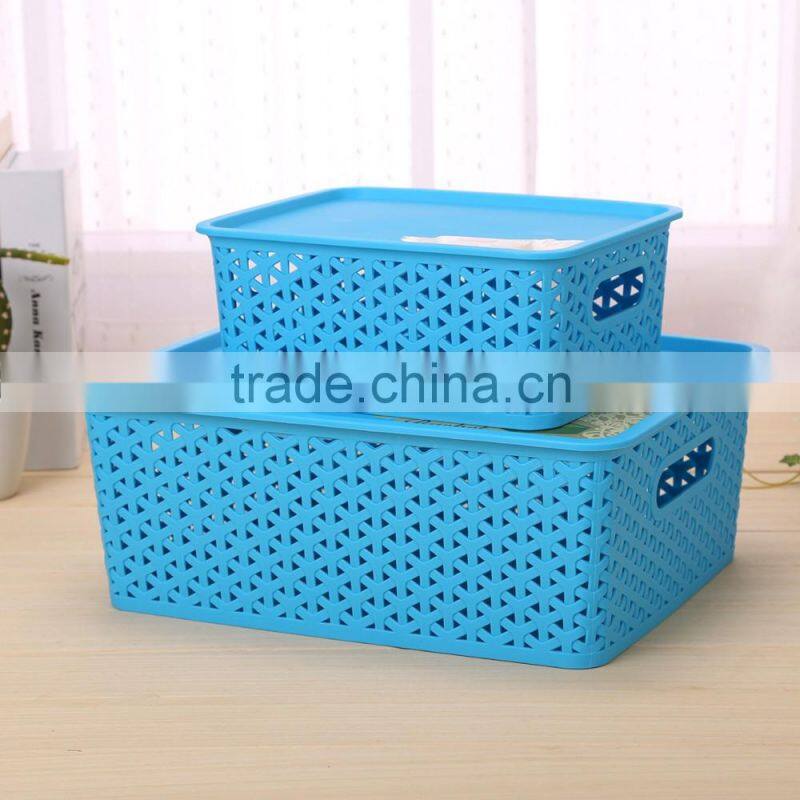 N518 House Hold Plastic Storage Box Big Storage Organizer Home Storage Basket