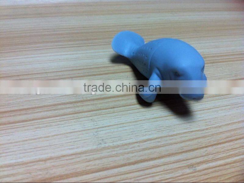 Creative Silicone tea infuser with manatea animal shaped