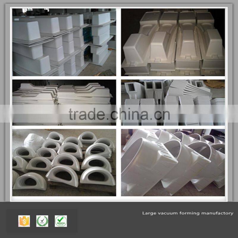 Plastic tub,Vacuum forming rectangular plastic tubs