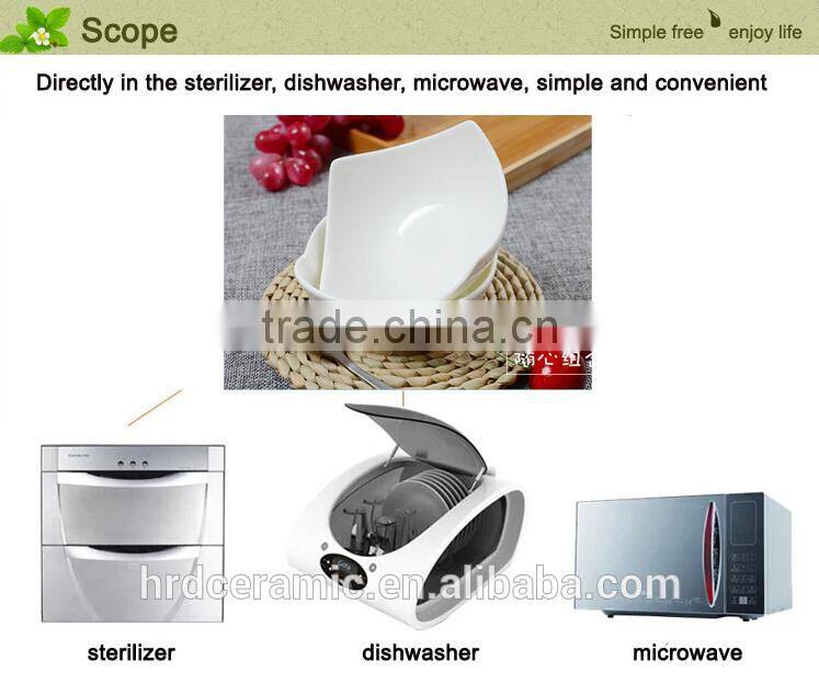 Stocked white porcelain small white ceramic pet bowl dog bowl