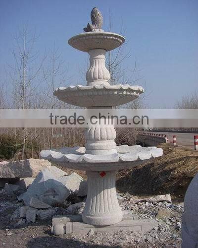 garden decoration tiered water fountain tiered stone fountain