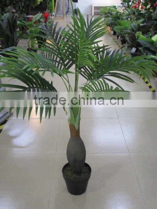 SJA07 artificial green mini palm bonsai plants for sale