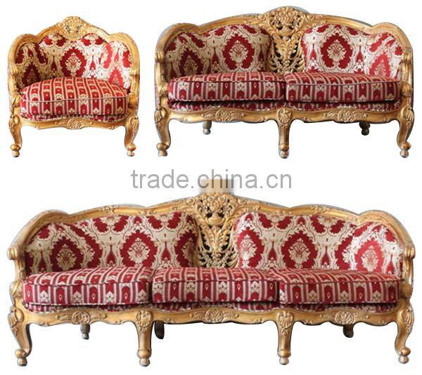 MS-1418-01&MS-1417-01&MS-1416-01 France style furniture sofa set in gold finish