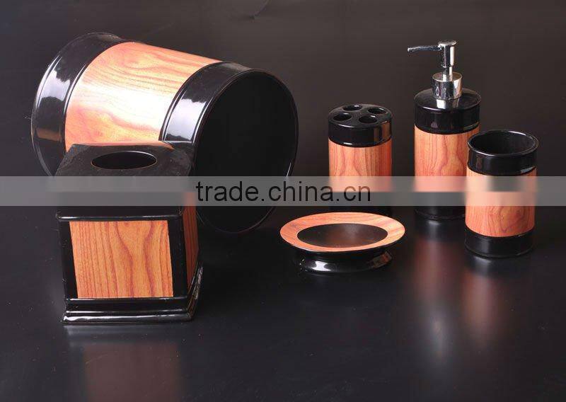 6pcs ceramic bathroom accessories set