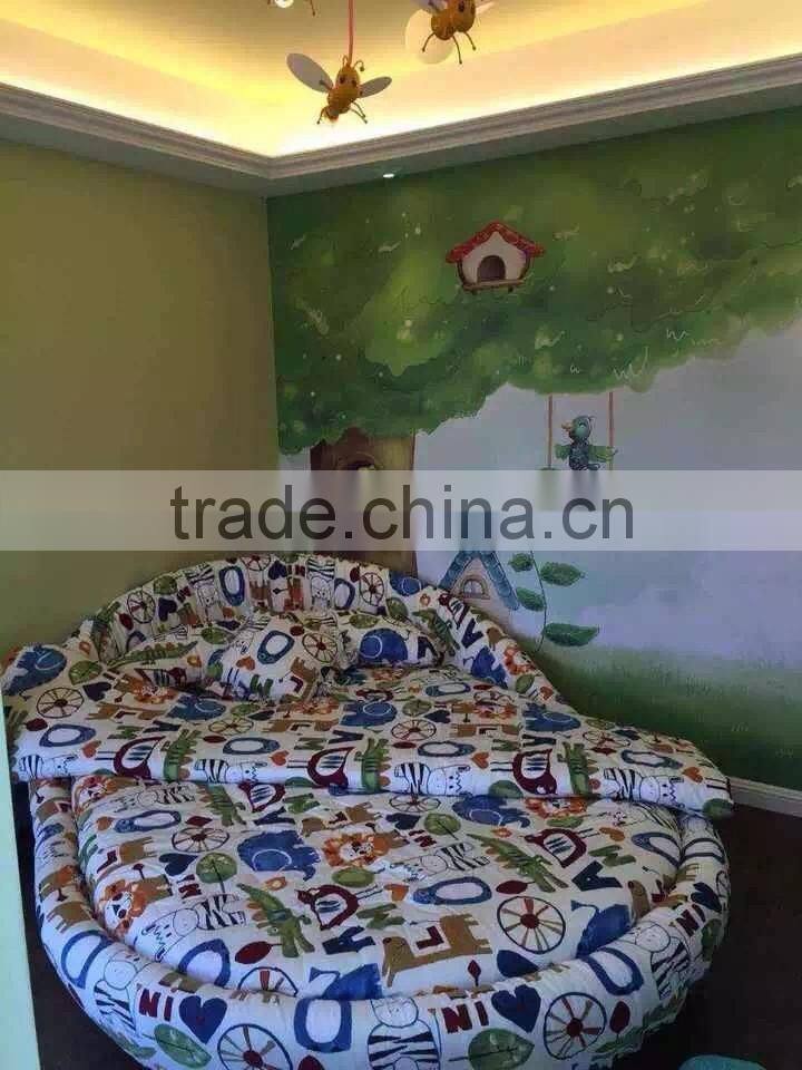 MMD04 luxury fabric egg bed 2016 alibaba new children furniture funky baby kids bedroom furniture