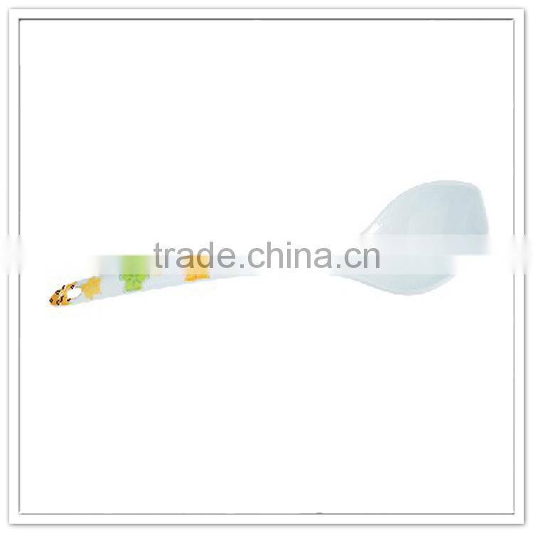 100% melamine Home ware cheap printed plastic kitchen spoon