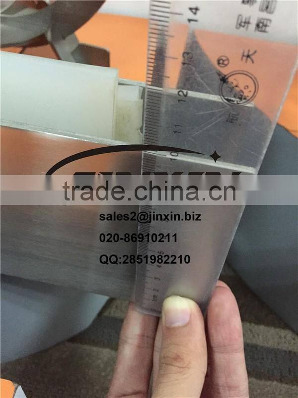 40*100 stainless steel u channel glass for handrail