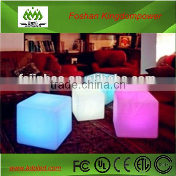 recharge waterproof 16 colors decorative cube furniture