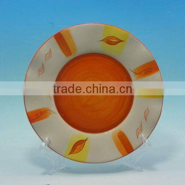 Good quality hand painted ceramic plate