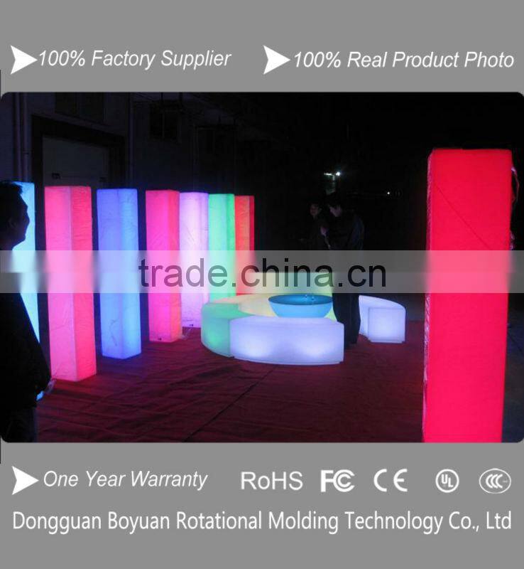 16 coloring changing wholesale led wending decoration bar column