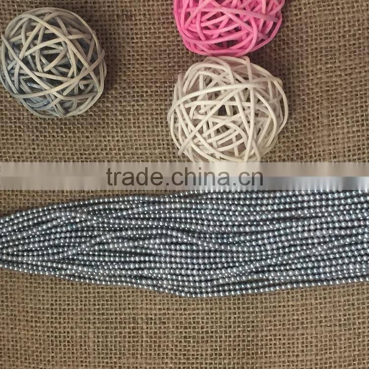 2-3mm grey freshwater pearl strand wholesale
