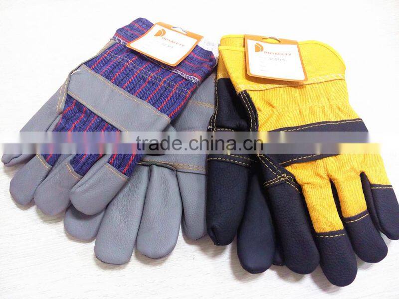 DDSAFETY 2017 Furniture Leather Gloves Working Safety Gloves
