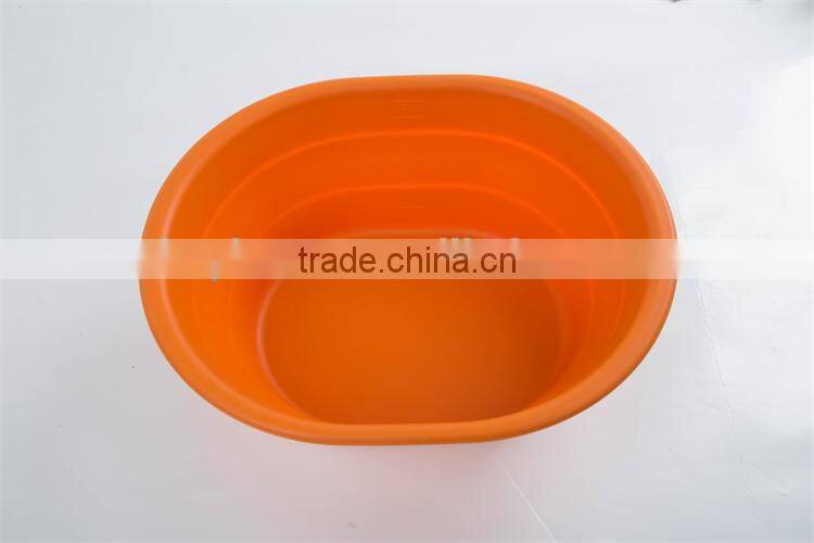 Fashionable collapsible salad bowl fruit wash bowl